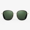 Randolph Engineering Elinor Fusion - 23K Gold & Matte Onyx Inlay & Agx | Polarized Sunglasses