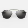 Randolph Engineering Aviator Ii - Matte Chrome & American Gray | Women'S Sunglasses