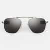 Randolph Engineering Aviator Ii - Matte Chrome & American Gray | Non-Polarized Sunglasses