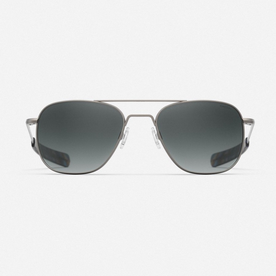 Randolph Engineering Aviator - Satin Gunmetal & Slate | Women'S Sunglasses