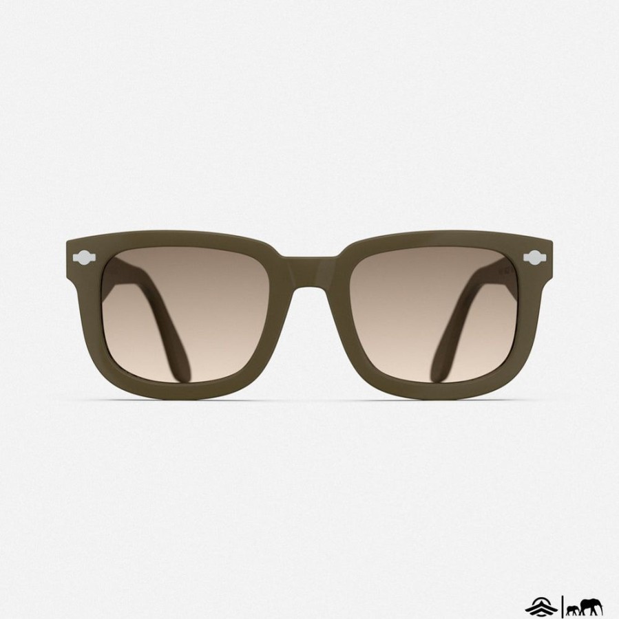 Randolph Engineering Randolph X Bkc P-51 - Military Olive Acetate & Cape Sand Lens | Women'S Sunglasses