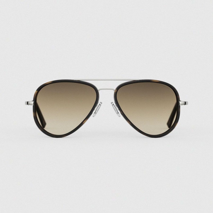 Randolph Engineering Concorde Fusion - Gunmetal & Matte Dark Havana Inlay | Non-Polarized Sunglasses