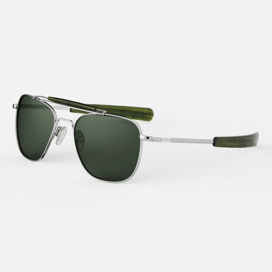 Randolph Engineering Aviator Ii - Bright Chrome & Agx | Women'S Sunglasses