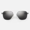 Randolph Engineering Aviator - Bright Chrome & American Gray | Polarized Sunglasses