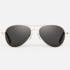 Randolph Engineering Amelia - 23K Gold & American Gray | Women'S Sunglasses