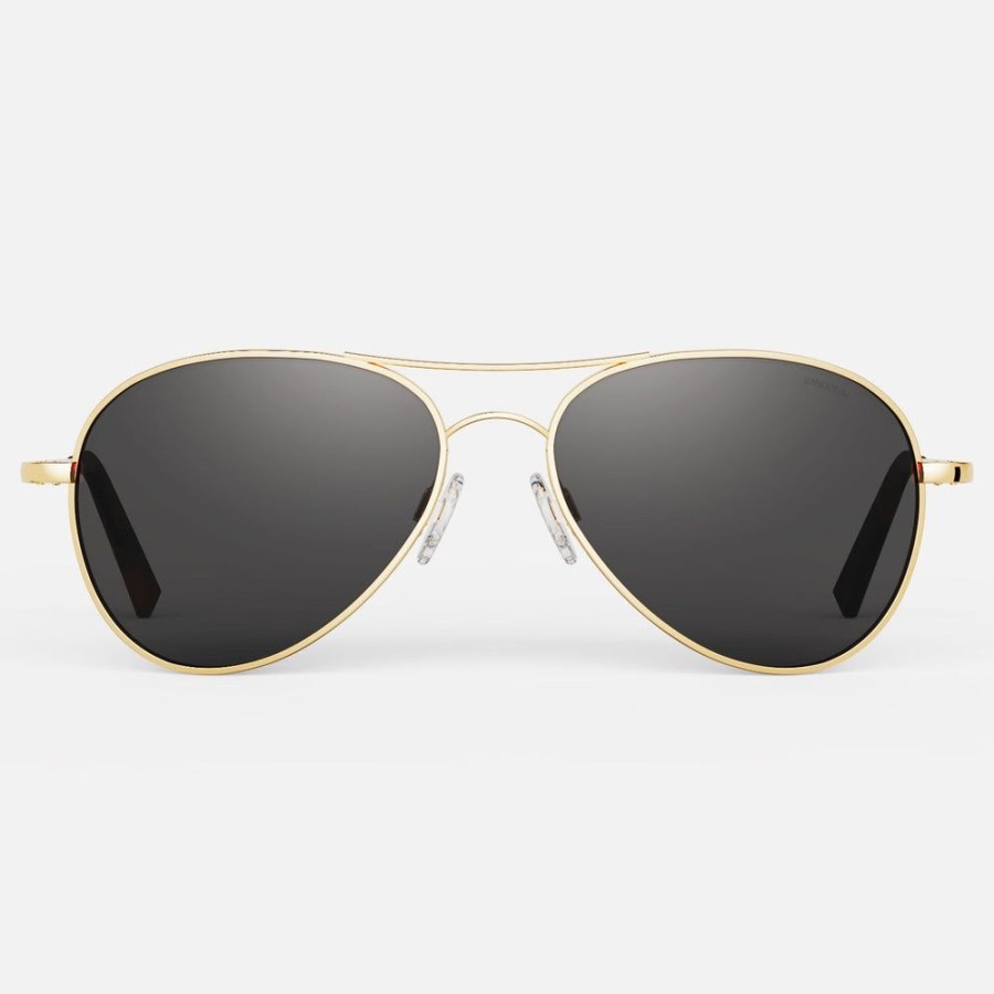 Randolph Engineering Amelia - 23K Gold & American Gray | Women'S Sunglasses