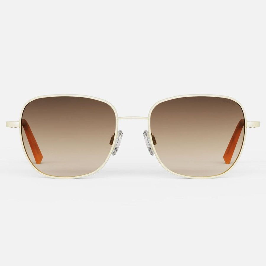 Randolph Engineering Cecil - 22K Champagne Gold & Cape Sand | Non-Polarized Sunglasses