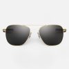 Randolph Engineering Aviator - 23K Gold & American Gray | Polarized Sunglasses