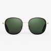 Randolph Engineering Elinor Fusion - 23K Gold & Matte Onyx Inlay & Agx | Women'S Sunglasses