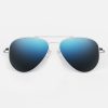 Randolph Engineering Concorde - Matte Chrome & Cobalt | Polarized Sunglasses