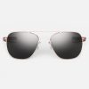 Randolph Engineering Aviator - 22K Rose Gold & American Gray | Polarized Sunglasses