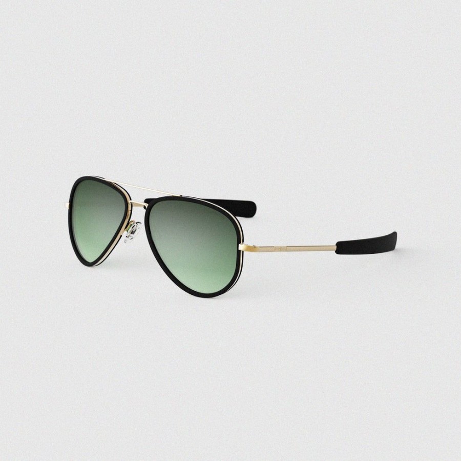 Randolph Engineering Concorde Fusion - 23K Gold & Evergreen | Non-Polarized Sunglasses