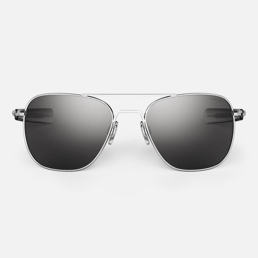 Randolph Engineering Aviator - Bright Chrome & American Gray | Women'S Sunglasses