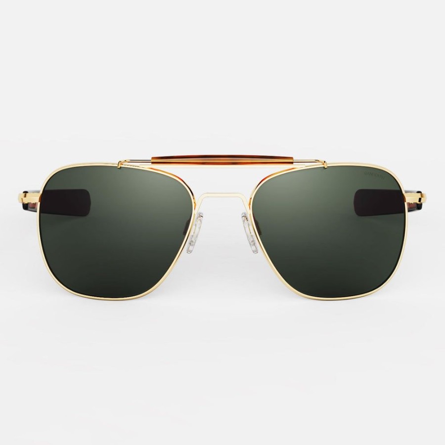 Randolph Engineering Aviator Ii - 23K Gold & Agx | Non-Polarized Sunglasses