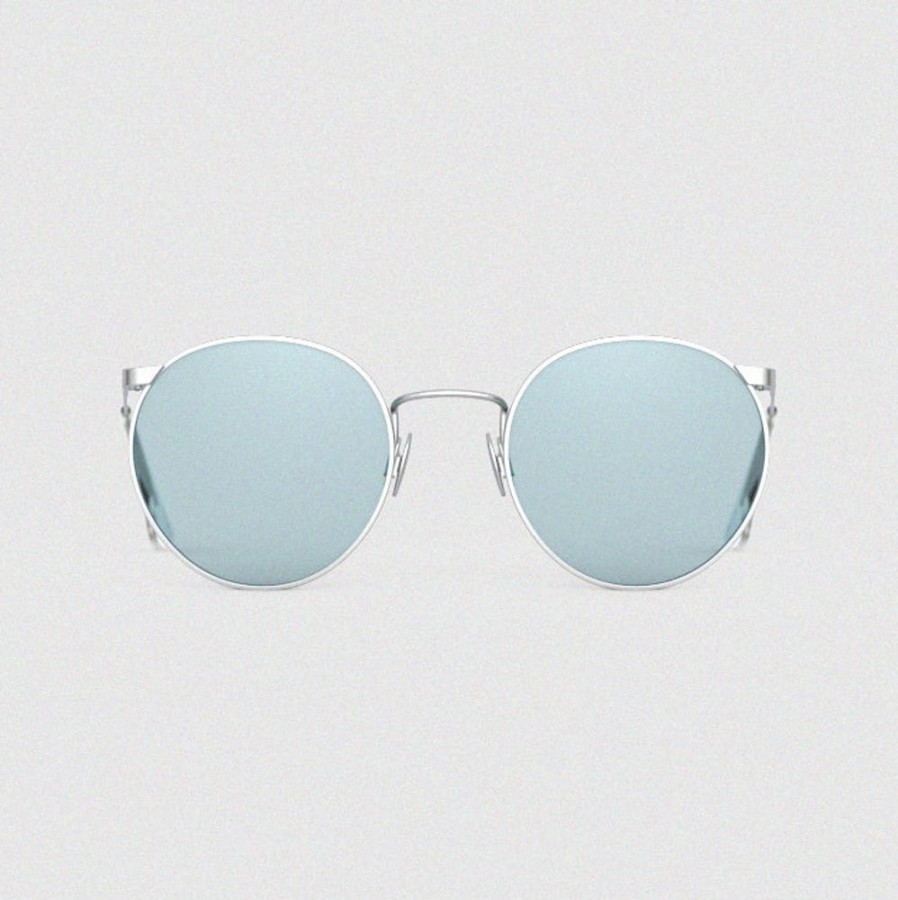 Randolph Engineering P3 - Matte Chrome & Blue Hydro | Non-Polarized Sunglasses